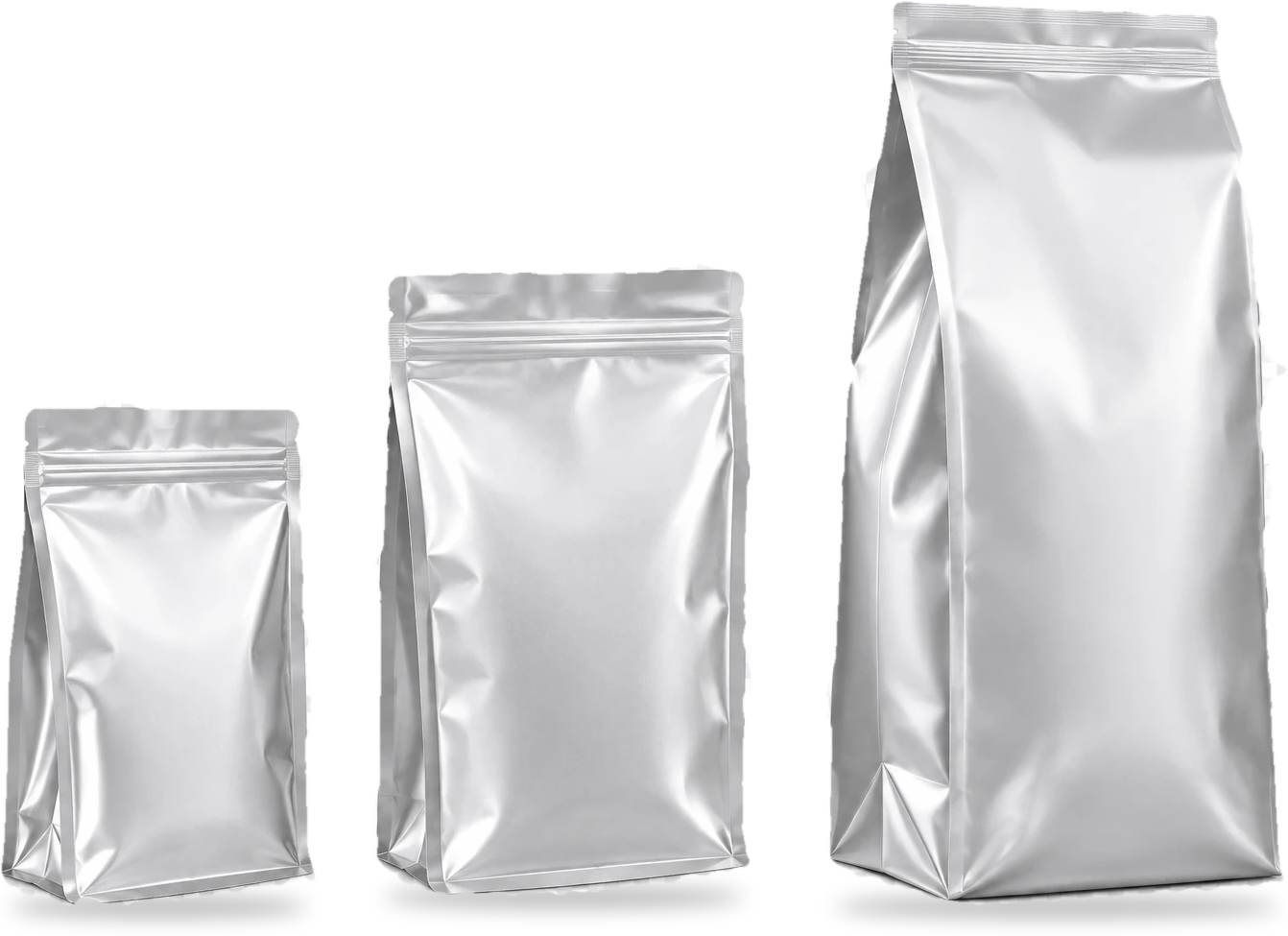 Doypacks y bolsa a granel sin marca, personalizables